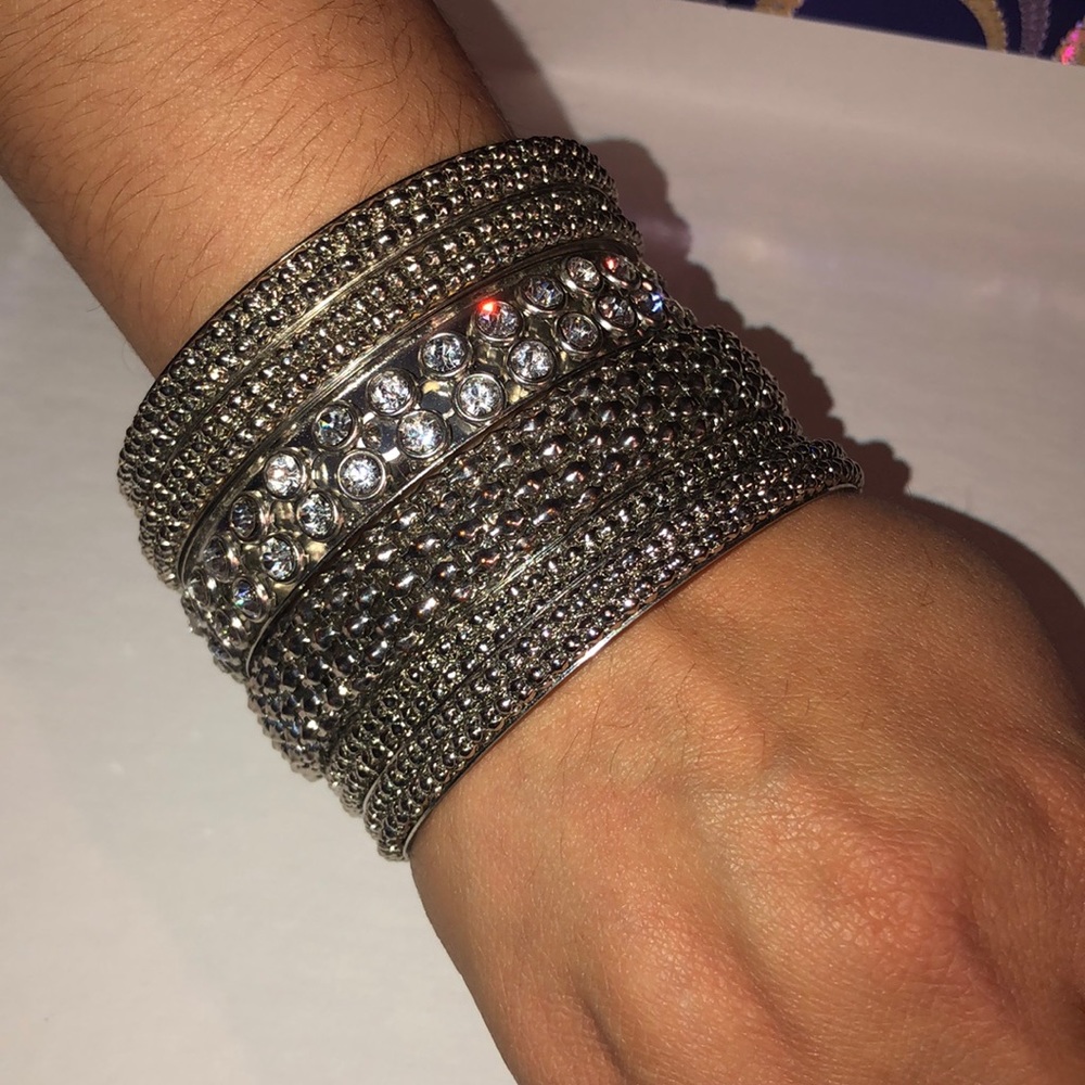2 sets of bracelets.